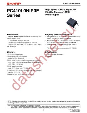 PC410L0YIP0F datasheet  